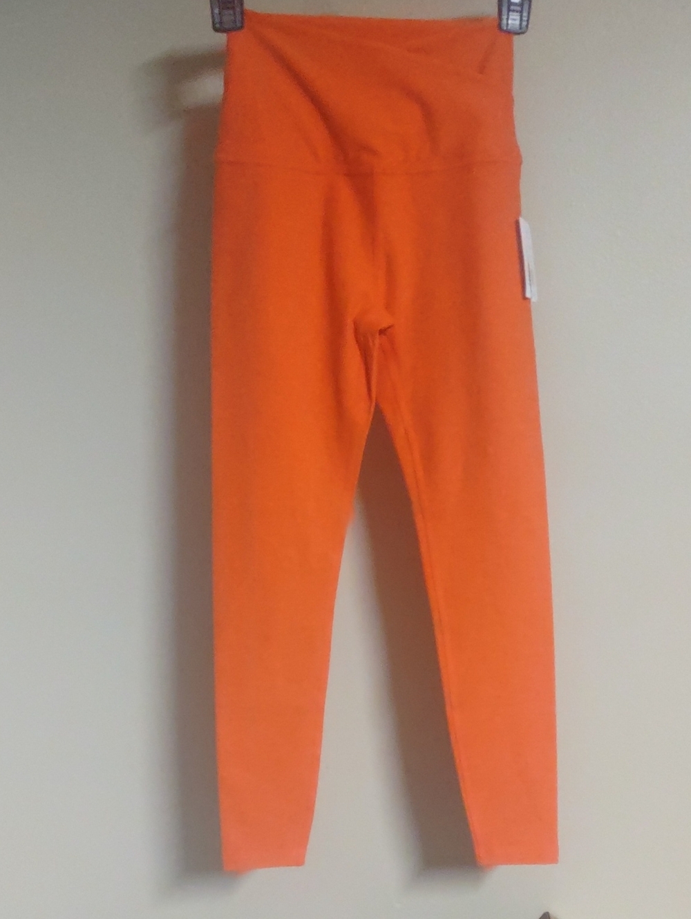 Beyond Yoga At Your Leisure High Waist Midi Legging Orange Crossover Size XS